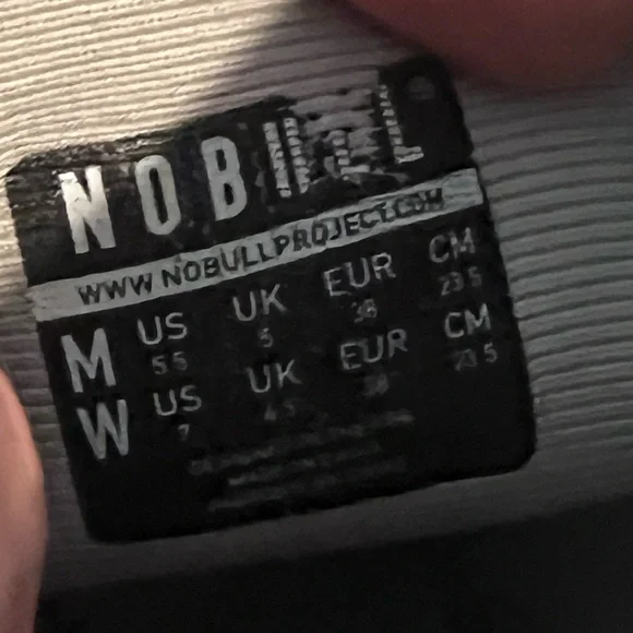 Nobull Outwork High-top Grey Camouflage Sneakers size 7 - Picture 10 of 11